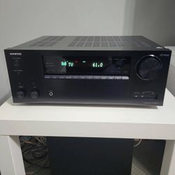 Onkyo TX-NR797 9.2-Channel Dolby Atmos 4K UHD Home Theater Receiver – $250