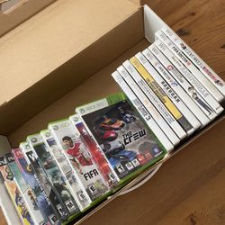 wii xbox 360 & playstation 2 games