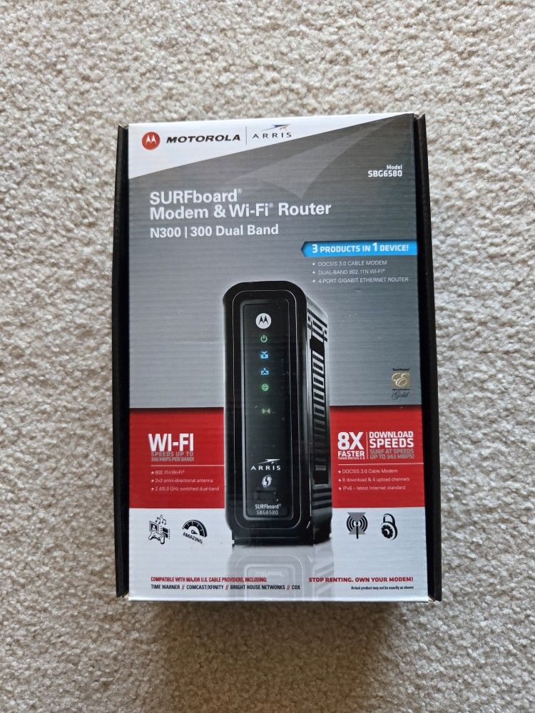 Motorola Modem & Router #SGB6580