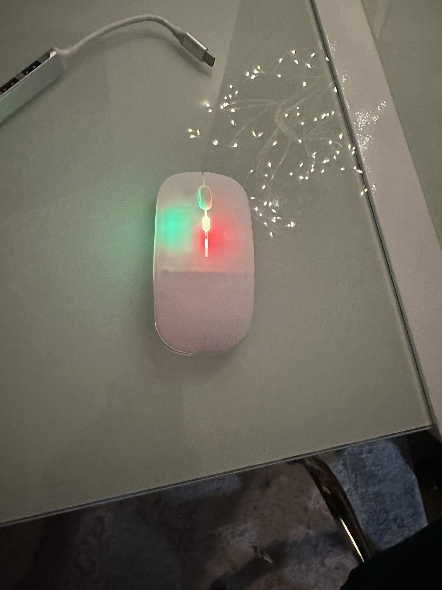 White LED mouse, Gaming mousepad, and Keyboard Bundle