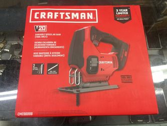 BRAND NEW IN BOX SEALED Craftsman 20V MAX 3/4” (19.1)mm Variable speed Jig Saw (Tool Only)