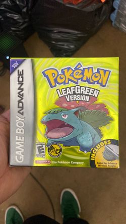 Pokémon leaf green box