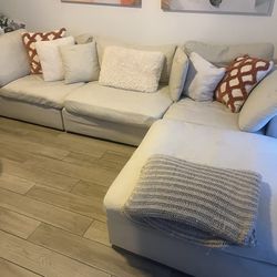 White “Cloud” Sectional