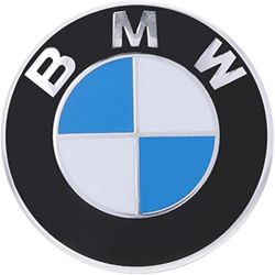 BMW Genuine Hood Roundel Emblem 82 mm for All Model Except Z4 Fits Most