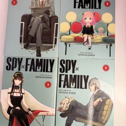 SPYxFAMILY Anime Manga Collection (Set of 4 books)