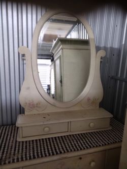 Dresser, Armoire & Mirror Set