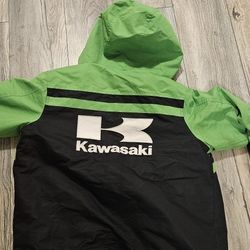 Kids XL Kawasaki Moto Jacket