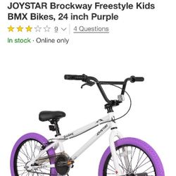 JOYSTAR Brockway Series BMX 24" Bike NEW in Box