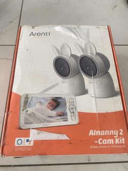 Arenti Alnanny 2-Cam Kit Plus White 3MP WiFi Video Baby Monitor