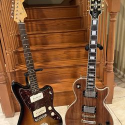 Epiphone Les Paul Custom Pro and Classic Vibe Jazzmaster