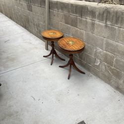 2 Antique End Tables