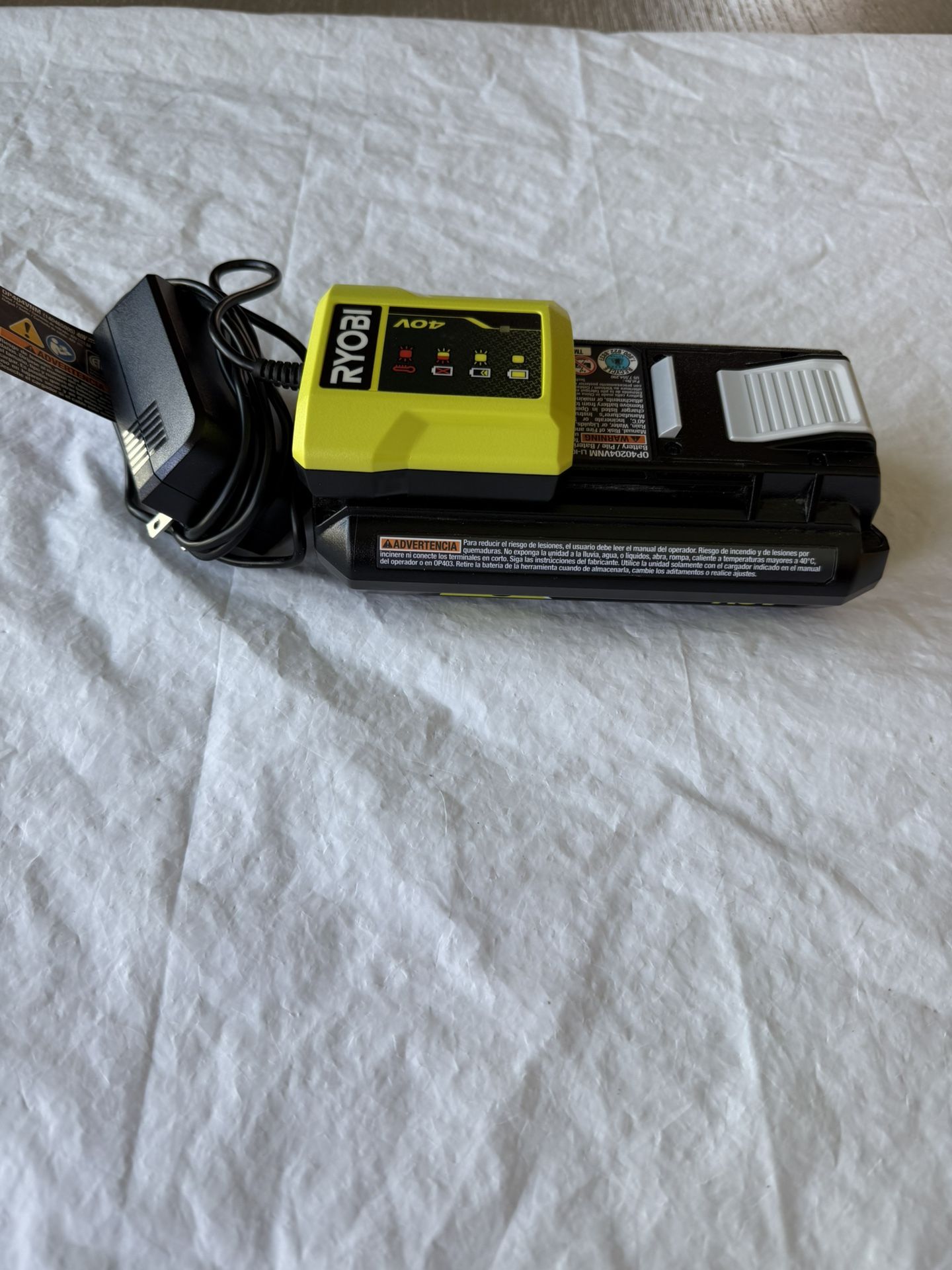 Ryobi 40v 2ah Battery W/ Charger