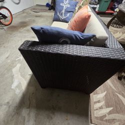 Wicker Furniture Chair Set