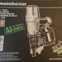 METABO 15° ...3" 75mm Coil Nailer