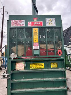 PIQUA 10 HP VERTICAL CARDBOARD BALER