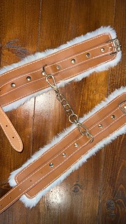 Lot of 4 Faux Fur Handcuffs