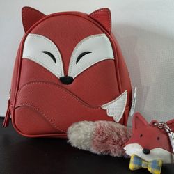 Fox! *️⃣ Bath & Body Works Mini Bag & Furry Pocketbac Holder Set