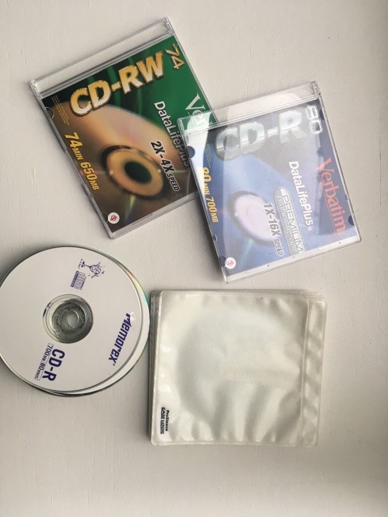 Blank CD-Rs and Sleeves