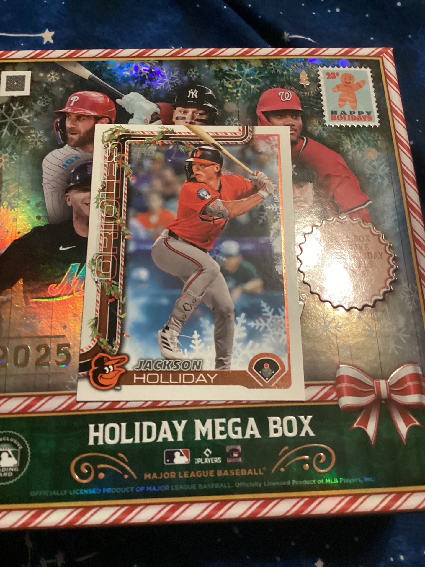2025 Topps Holiday Base Jackson Holliday Baltimore Orioles #H188 Trading Card