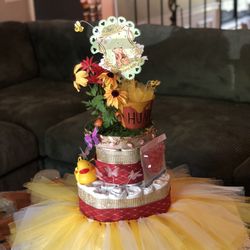 Winnie The Pooh Diaper cake