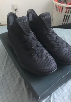 LeBron 16s size 10 in men’s. All black