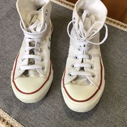 White Converse All Star Sneakers 