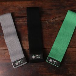 Hip Booty Bands Fabric Resistance Bands for Yoga Home Workout (Set of 3)