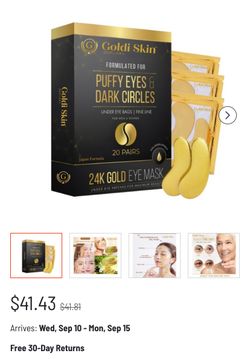 24K Gold Eye Masks