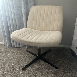 Beige Swivel Chair