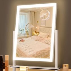 Hollywood Vanity Mirror with Lights, 16.7"x13.2", 3 Color Modes, Smart Touch Control, 360 Rotatable, Perfect for Bedroom Vanity or Dressing Room  60