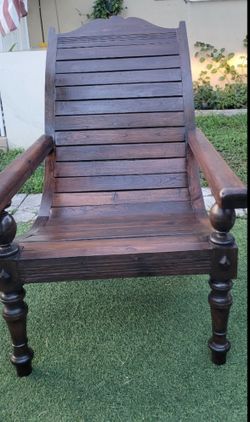Wood chair ...