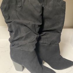 Women’s Black Suede Boots