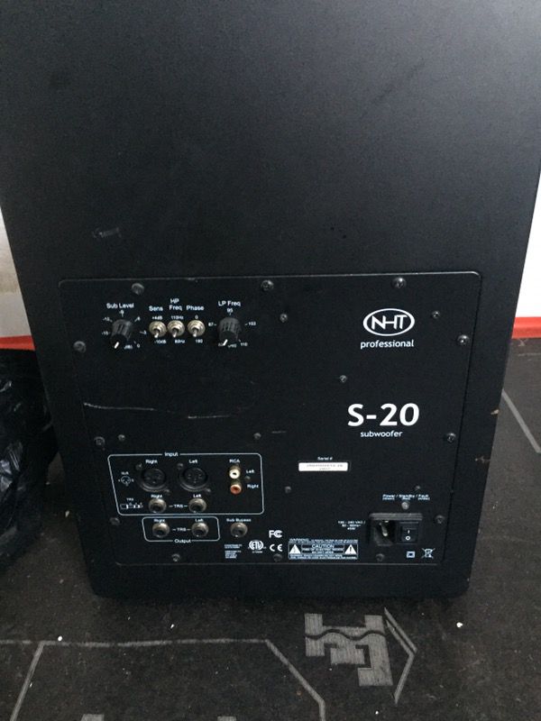 NHT S-20 Subwoofer speaker