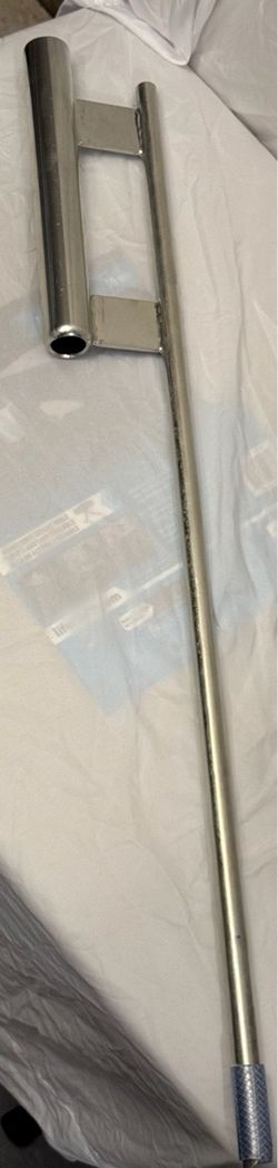Metal T-Bar Handle Rod with Knurled Grip