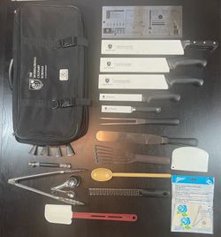 Professional Mercer Culinary Chef Knife & Tool Kit w/ Carrying Case $199