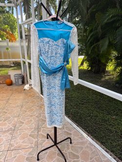 Blue dress