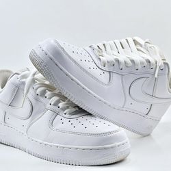 Nike Air Force 1 Low ‘07 Triple White Casual Sneaker Size 9 Men’s - CW2288-111
