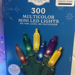 Christmas holiday 300 MULTICOLOR MINI LED LIGHTS 300 MINI LUCES LED MULTICOLOR