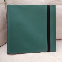 12 pocket card binder - 20 pages, 480 cards - Green
