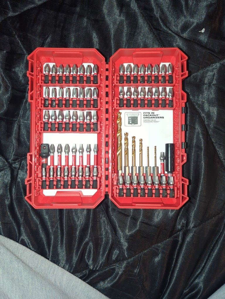 Milwaukee Shockwave Impact Bit Set 72 PCs New 