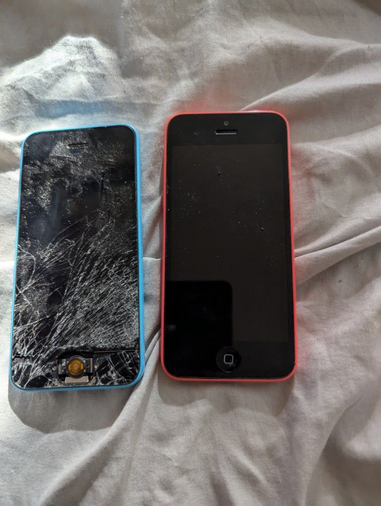 2x Apple iPhone 5c (Activation Lock) – For Parts or Repair