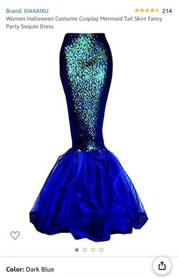 Dark Blue Mermaid Skirt (Never worn)