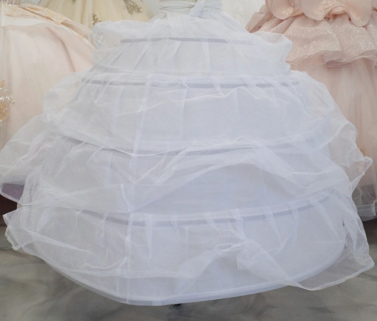 Quinceanera Crinolina Petticoat Double Doble Dos