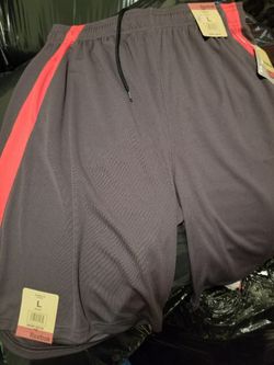 New large Reebok shorts gray