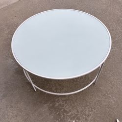 Glass Top Table
