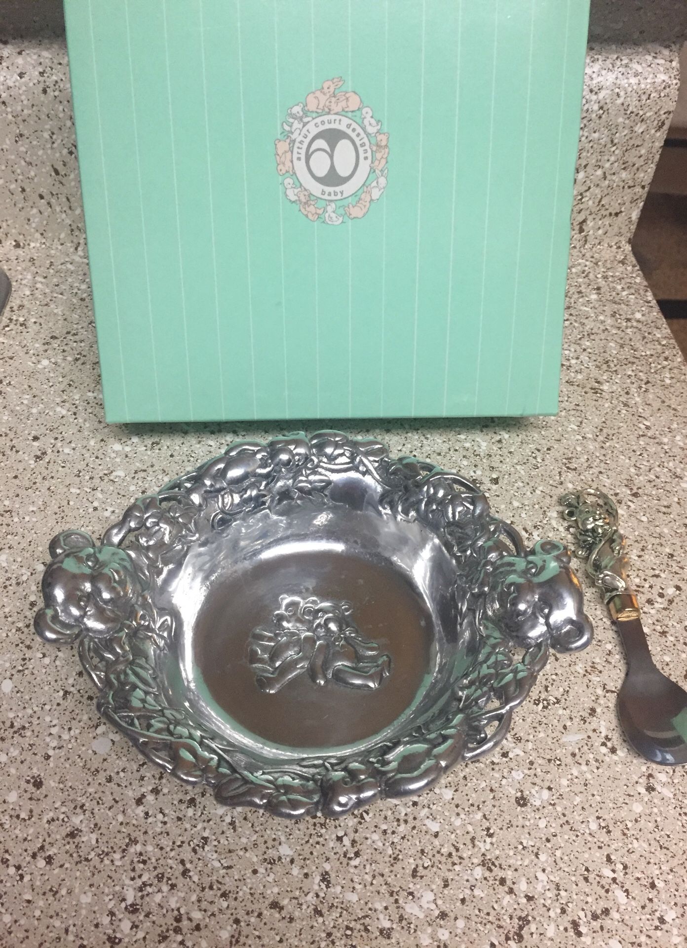 Arthur court Designs baby bowl and spoon set