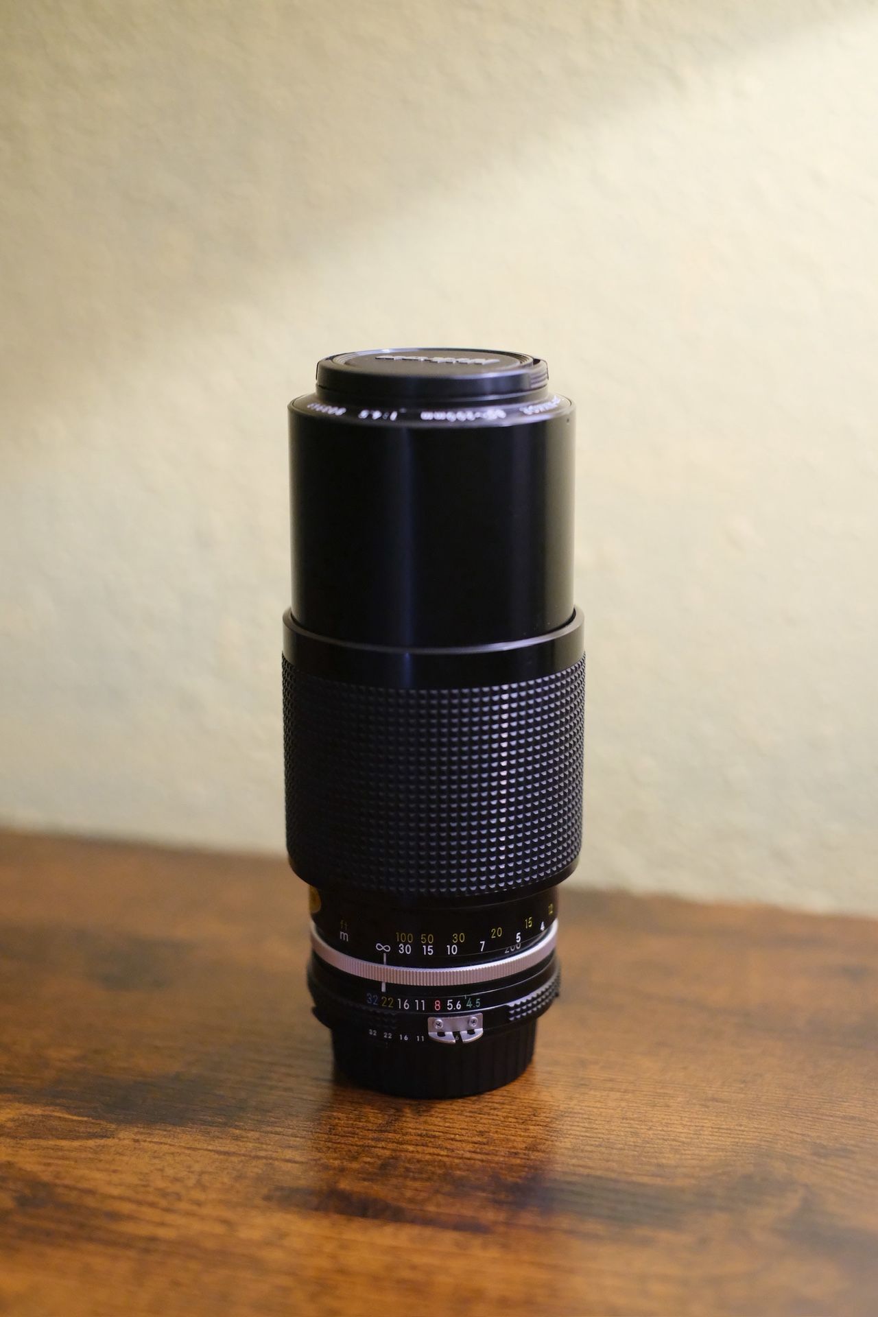 Mint Nikon Nikkor AIS 80-200mm F4.5 Telephoto Lens For Film, Mirrorless, Or Digital Camera