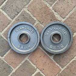 5lb Olympic Iron Weight Plates Pair
