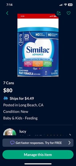 Similac Advance Formula
