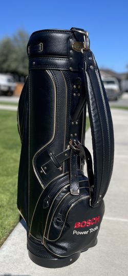 Vintage Burton Leather Golf Bag – Made in USA – Excellent Condition